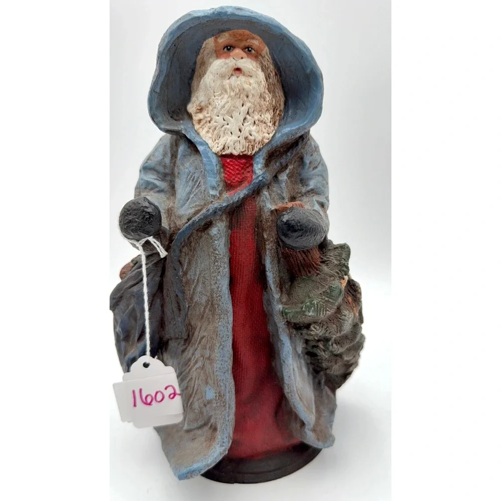 Vintage 1990 Andrea Sibert Krabbe Santa Claus Figurine Ltd Ed #229/1000 Signed